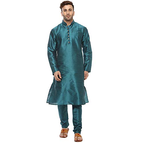Image of Royal Kurta Men's Silk Blend Kurta Pyjama Set