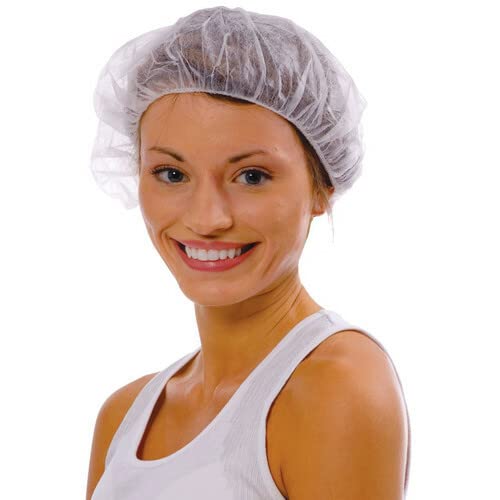 Cordova PBC24B/10 24" Pleated Blue Bouffant Cap, Latex Free, 1000-Pack