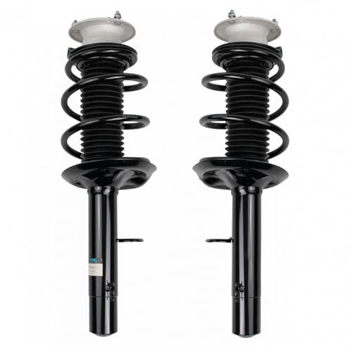 Image of TRQ Front Strut and Spring Assembly Set 2 Piece | For 2004-2010 BMW X3