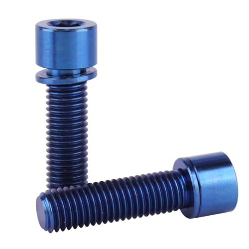 Tornillos de titanio M7 de 25 mm contra el óxido en la potencia de tu bicicleta 6