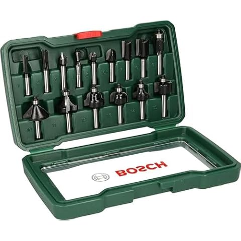 Ensemble de fraises Bosch 15 pièces Cover