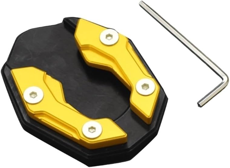 Motorbike Side Stand Foot Extender Motorcycle Foot Side Stand Cover for NAMX155 Aluminum Motorbike Stands Extension Pad with Hexagon Wrench Kickstand Plate