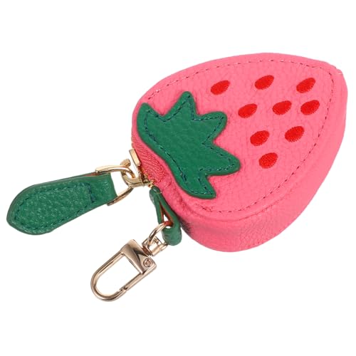 Mini monedero con cambio de fresa para evitar monedas sueltas en el bolso