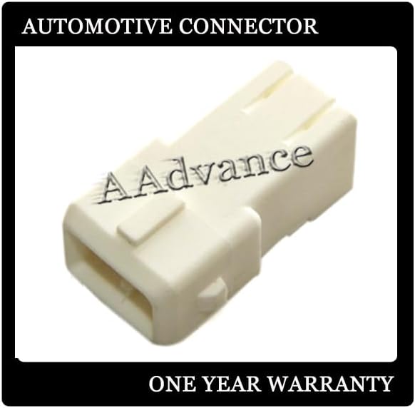 White EV1 Fuel Injector Male Automotive Electronics connectors