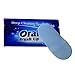 Mint Flavor Finger Teeth Wipes Disposable Brush Ups,Pack of 100,Dark Blue