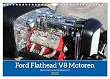 Ford Flathead V8 Motoren (Wandkalender 2025 DIN A4 quer), CALVENDO Monatskalender: Ford Flathead V8 Motoren (CALVENDO Mobilitaet)
