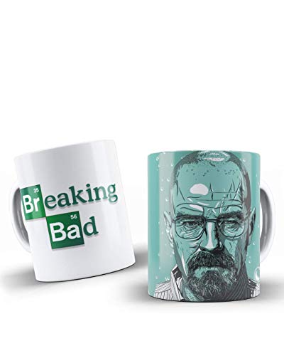 adaysusdetalles Taza Breaking Bad,Taza Ceramica, Unidad Desayuno Regalo Cumpleanos Sorpresa