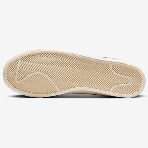 Nike Blazer Low Pro Club Men's Shoes (FJ3694-100, White/Beach/Summit White/Black) Size 10.54