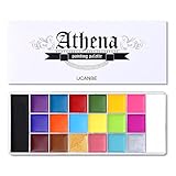 UCANBE Athena Face Body Paint Oil Palette, Professional Flash Non Toxic Safe Tattoo Halloween FX Party Artist Fancy Makeup Painting Kit For Kids and Adult