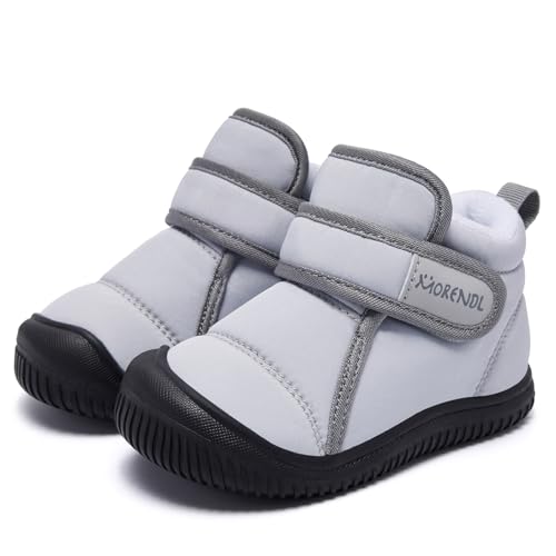 MORENDL Toddler Snow Boots Baby Booties Infant Winter Shoes First Walking Shoes