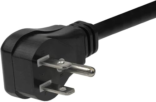 Miniatura 3 de SF Cable Cable de alimentación estándar NEMA 5-15P a C13 de 2 pies 18AWG en ángulo recto en ambos lados