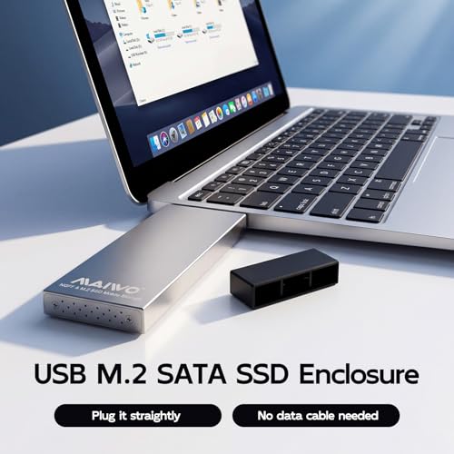 Carcasa MAIWO para SSD M.2 SATA 2230-2280 USB 3.0 miniatura 2