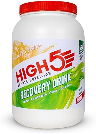 HIGH5 Recovery Drink | Whey Protein Isolate | Promotes Recovery | (Chocolate, 9 x 60g)