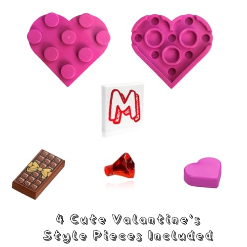 LEGO Valentine’s Day Combo Pack - Collectible Series 27 Cupid Minifigure with Hearts, Chocolate Bar, Red Jewel, and Minifigureland Tile - image 2