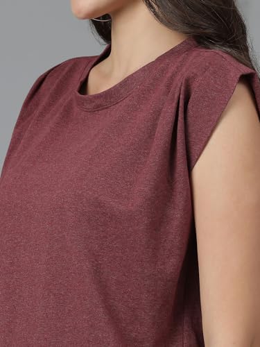 Image of KOTTY Women's Solid Oversized Fit T-Shirt