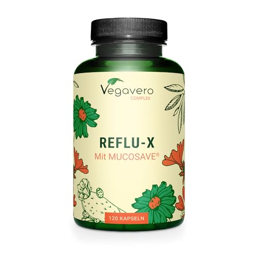 Reflujo Complex Vegavero | Suplemento Natural para Acidez Estomacal | Sin Aditivos Artificiales | Apto Para Veganos | Antiácido & Digestión | 120 Cápsulas