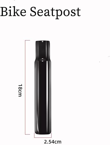 Miniatura 3 de Poste de asiento de bicicleta acero 1.000 in tubo niños bicicleta silla piezas niños ciclismo negro asiento post negro