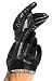 Leg Avenue Women's Faux Leather Cropped Glove with Stud Detail