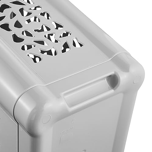 keeeper Wäschebox mit Einwurfschlitz und aufklappbarem Deckel, Luftdurchlässig, 60 l, Per, Nordic Grey