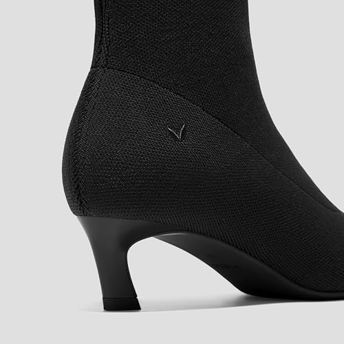 VIVAIA Rita Women's Ankle Boots with Detachable Leg Warmers, Mini Square Toe Kitten Heel Booties, Fashion Comfortable for Daily Outfit4