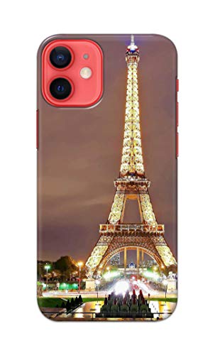 Image of PRINTFIDAA Lovers Famous Place Eiffel Tower in Paris Printed Designer Hard Case for Apple iPhone 12 Pro (6.1 inch), A2403, A2172, A2402, A2407 Back Cover -(e) RPM1009