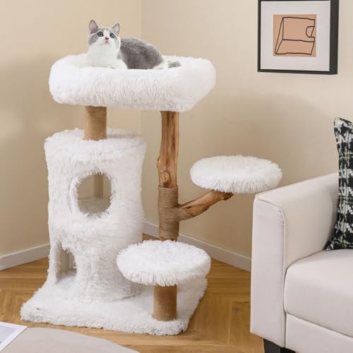 PETSITE Árbol para Gatos de Madera de 30.5 Pulgadas miniatura 3