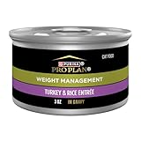 Purina Pro Plan Adult Weight Management Turkey and Rice Entree in Gravy High Protein Wet Cat Food - 3 oz. Can