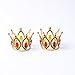 Xylarnoveth Eleggua Crown 2-Pack Set – Santería Corona de Santos for Ifá Rituals and Orisha Shrine | Small Red and Black Crown (2