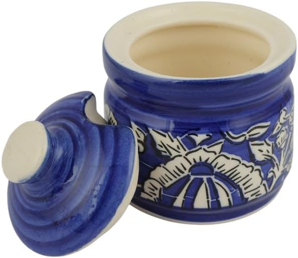 Ceramic Jars With Spoon 300ML