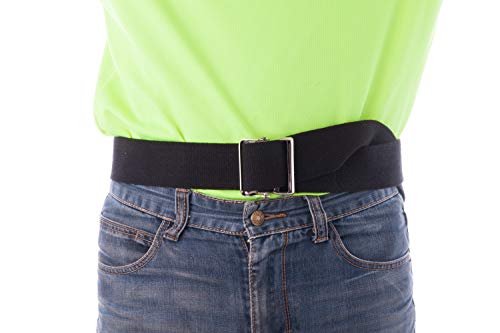 Image of COW&COW Transfer and Gait Belt with Metal Buckle for Caregiver Nurse Physical Therapist 2 inch(Black, 72 inch)