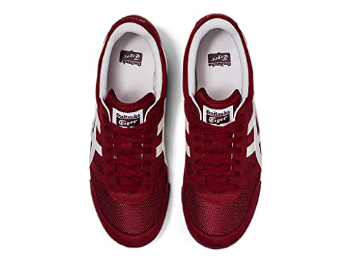Onitsuka Tiger Unisex Ultimate 81 Shoe, Beet Juice/White, 4 #TOP4