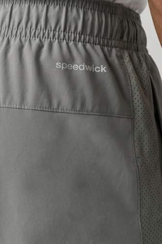 Image of Reebok Men's Polyester Running Shorts - Quick Dry Lightweight Sports Shorts for Men | Gym Shorts for Men | Training Fitness Running Shorts - Secure Drawcord Waistband