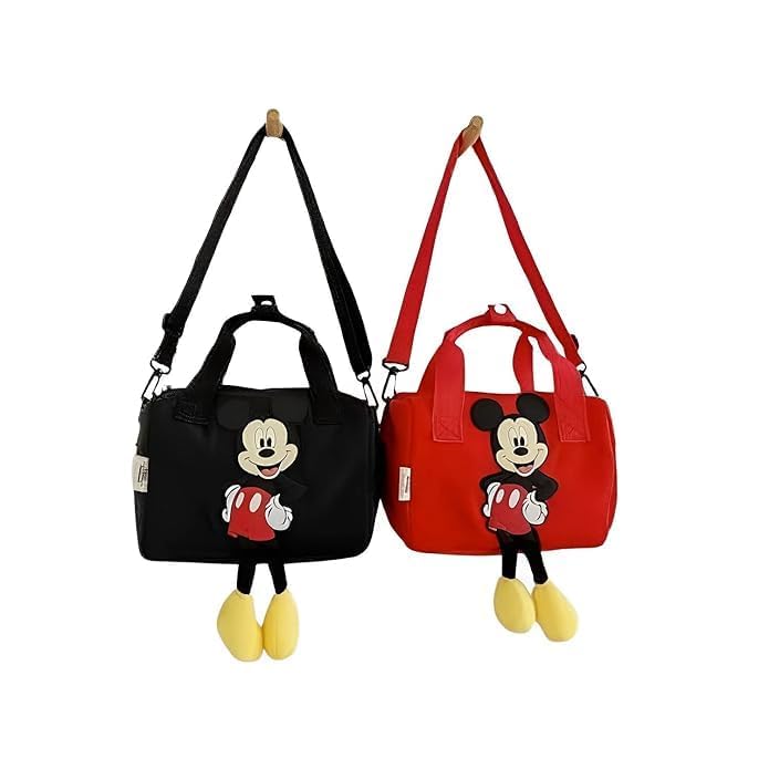 MICKY CARTOON WATERPROOF SLING Single Pocket Crossbody Bag for Girls/Teens| Messenger Bag Shoulder Bag Duffle Bag for PICNIC,TRAVEL, GIFTS