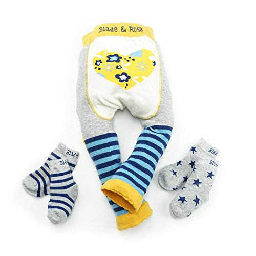 Blade & Rose - Leggings a forma di cuore floreale