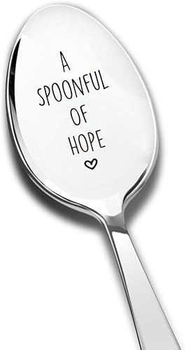 Cuchara de cuchara grabada de acero inoxidable regalos inspiradores la mejor cucharadita de café para cumpleaños graduación Navidad