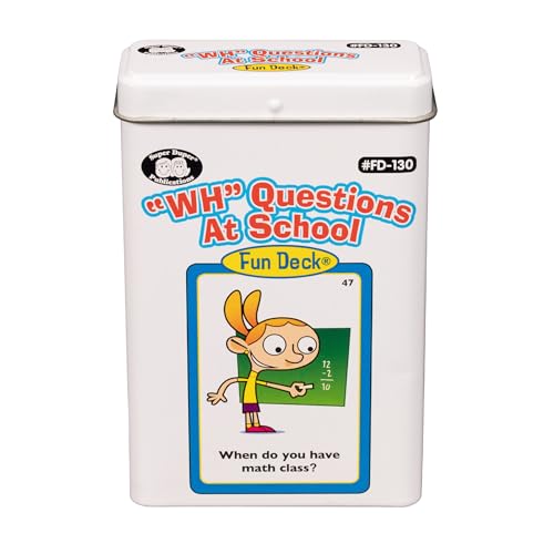 Super Duper Publications | WH Questions at School Fun Deck