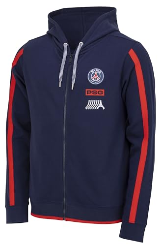 PSG Sweat Capuche zippé Collection Officielle Paris Saint Germain - Taille M