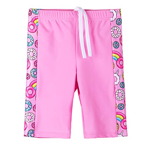 Image of TFJH E Girls Long Sleeve Two Piece Rash Guard Set UPF 50+ 3-13 Y | Stretchy & quick-dry fabric, breathable & lightweight, UPF 50+ sun protection, ideal for pool beach vacation