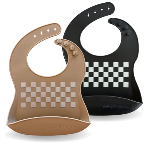 Image of Denver James Silicone Feeding Bibs | Dishwasher Safe. Waterproof. Adjustable.