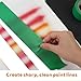 6 Rolls Green Painters Tapes 2 Inch Wide, Medium Adhesive Masking Tape 2 Inch x 55 Yards (330 Total Yards) for Clean Painting Lines, Green Masking Tape for Painting, DIY Crafts and Home Decoration