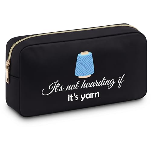 Funny Gifts for Crocheting Gifts Makeup Bag Crochet Gift for Crochet Lover Gift Crochet Knitting Gifts for Women Humorous Novelty Present for Knitting and Crochet Beginner Christmas Birthday Gifts