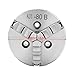 SANOU K01 80B 3 Jaw Manual Self Centering Lathe Chuck 80mm Diameter High Precision Steel Construction for Metal Lathe Machine Tools
