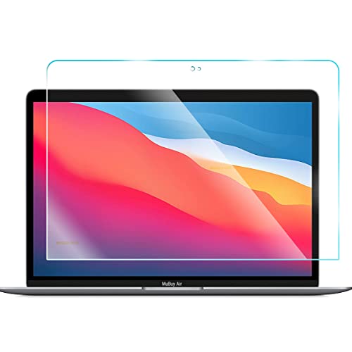 Tempered Glass Screen Protector for MacBook Air 13 2021-2018 Model A2337 M1 A2179 A1932 |New MacBook Pro 13 Inch 2021-2016 Model A2338 A2289 A2251 A2159 A1706 A1708 9H Hardness [No Bubble]