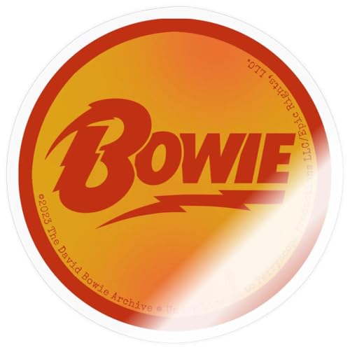 Spreadshirt David Bowie Artwork Sticker, 4 x 4, Transparent Glossy