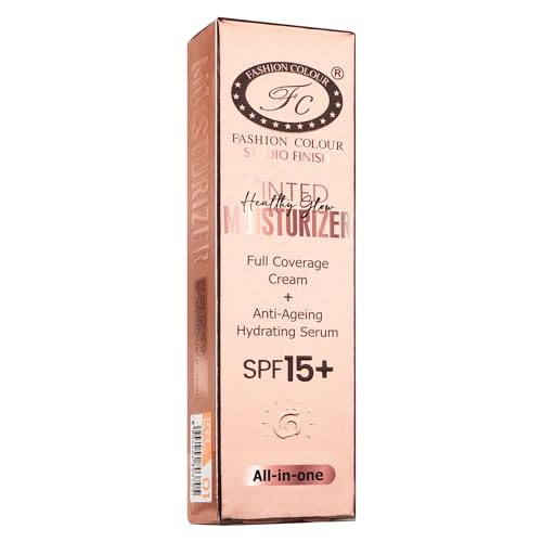 FASHION COLOUR Healthy Glow Tinted Moisturizer | Natural Glow | SPF 15 | Anti-Ageing Properties | Hydrating Serum | Lightweight Formula | Blends Easily | Suitable For All Skin... - Image 3