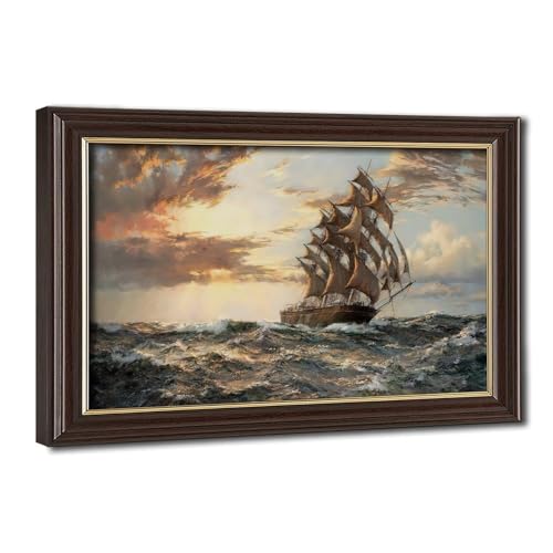 Tableau de voiliers de mer Cutty Sark Montague Dawson décoration murale bureau