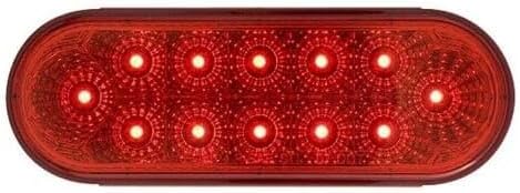 STL22RB 22RB Miro-Flex 6 Inch Red Stop/Turn/Tail STL-22RB