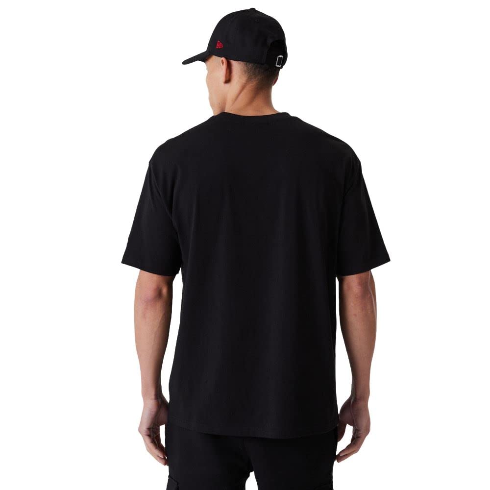 Tシャツ・カットソー New Era MLB New York Yankees Arch Logo Man to Man Black MLB Logo New York Yankees T-Shirt | New Era Cap UK