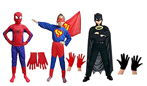 Sarvda Costume Fancy Dress For Boys Girls Kids | Superhero Costumes Photo Shoot School Halloweens| Birthday Gift