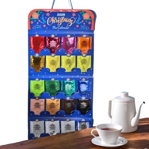 紅茶 アドベントカレンダー 24日分 ティーバッグ クリスマス カウントダウン ジョージスチュアートティー ギフト プレゼント オーガニック フレーバーティー [ Pompatieオリジナルカード付き ]のサムネイル